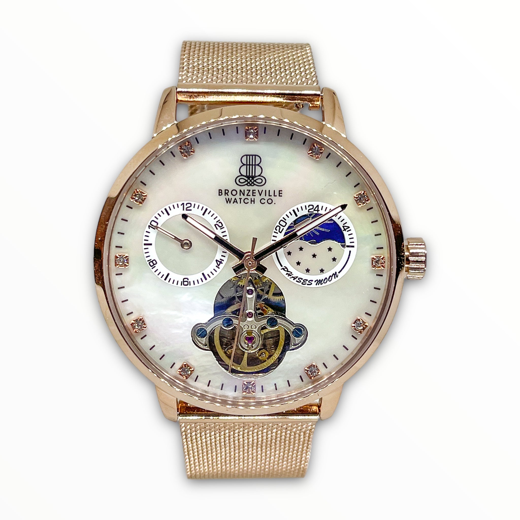 Rose Gold Classy Renaissance Automatic (Mother of Pearl Dial  display picture 1