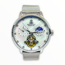 Load image into Gallery viewer, Silver Classy Renaissance Automatic (Mother of Pearl Dial)