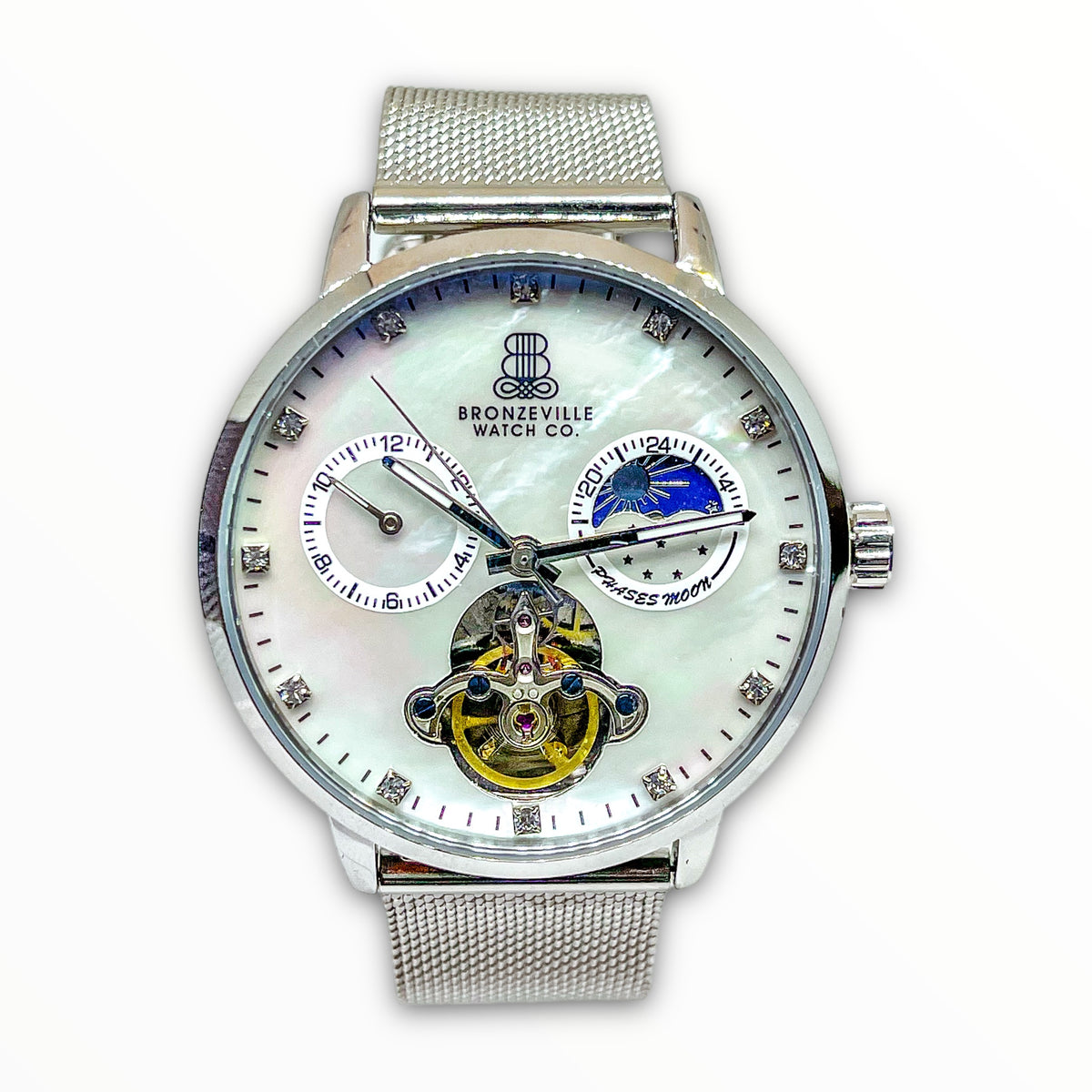 Silver Classy Renaissance Automatic (Mother of Pearl Dial
